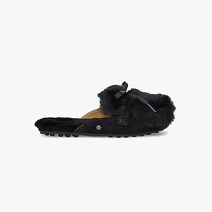 Ugg Shaine Fluff Women Flats Black (9813OGCYZ)